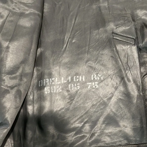 VINTAGE U.S. NAVY 100% WOOL CORDUROY INSIDE POCKETS PEACOT TAGGED SIZE 38 - Picture 6 of 13